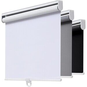 AOSKY cordless blackout roller shade White 22" x 72" room darkening shade